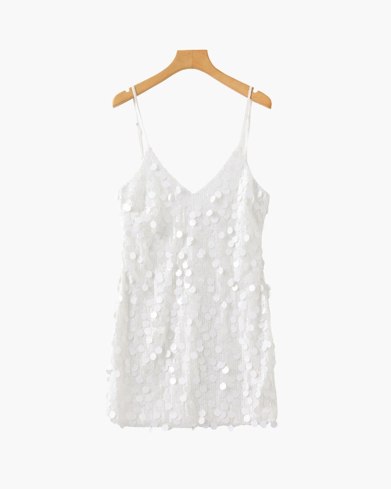 Shimmering Sequin Party Mini Dress