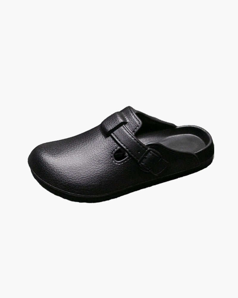 All-Day Comfort Buckle Clogs