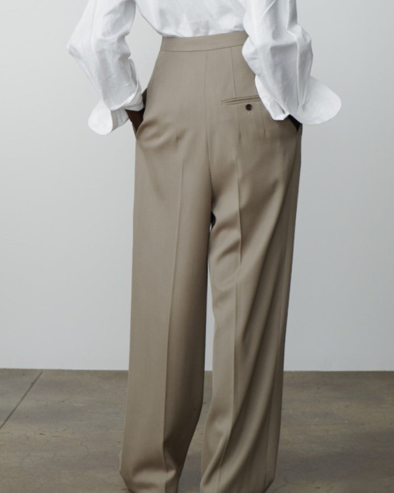 Luxurious Woolen Oversized Pantalon