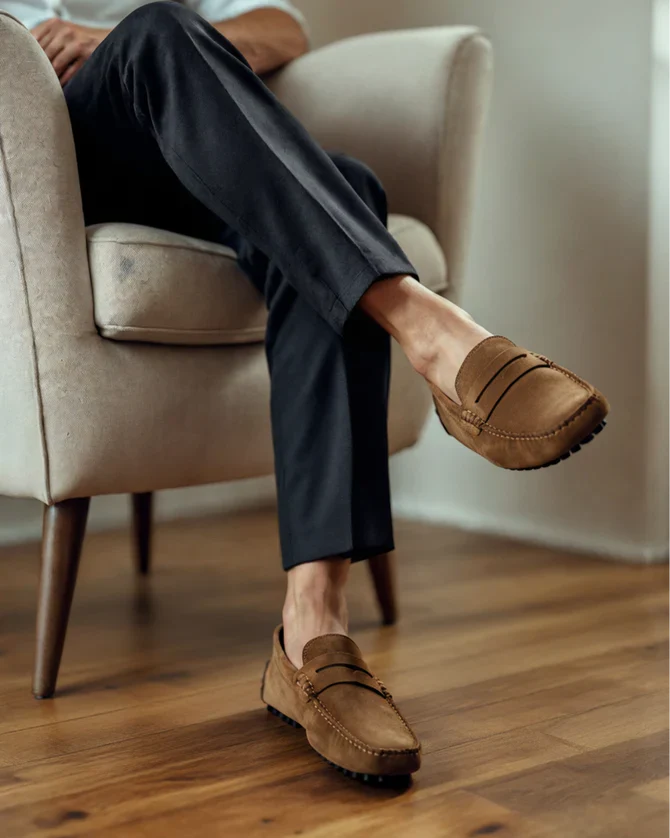 SUEDE DRIVER LOAFER