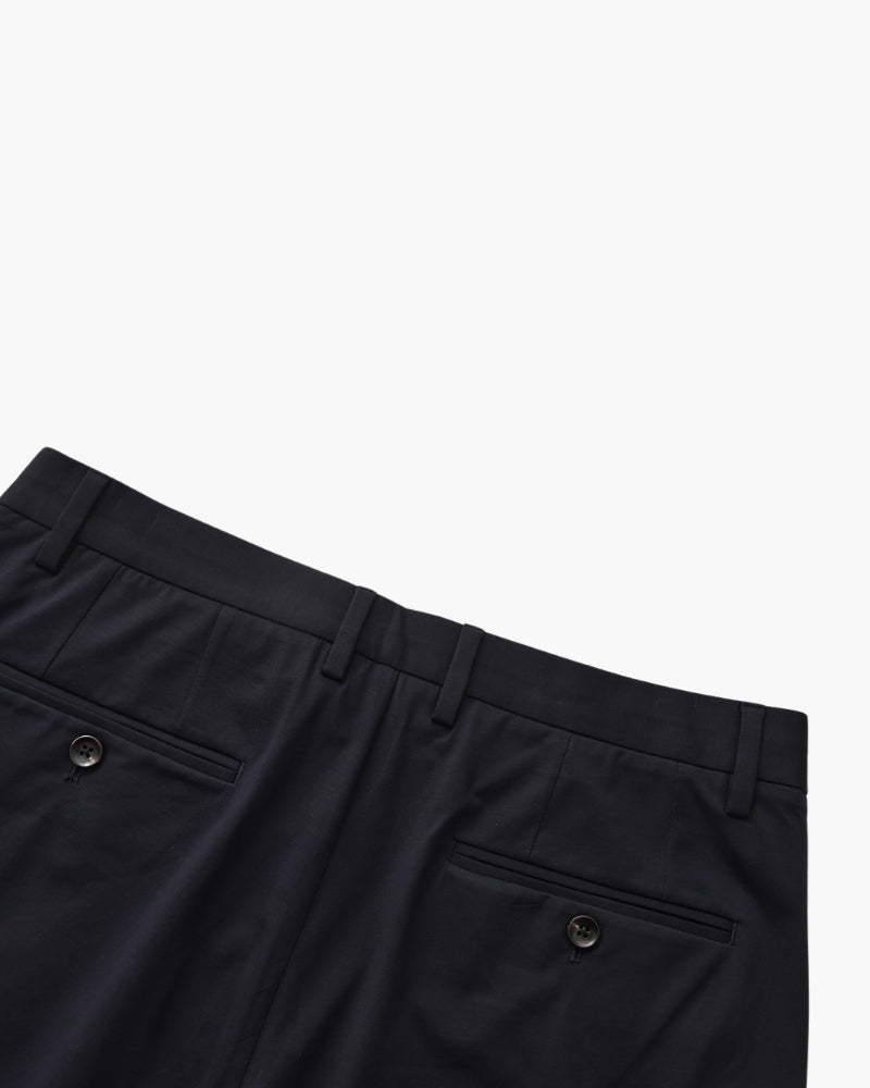 Tailored Wool-Blend Trousers