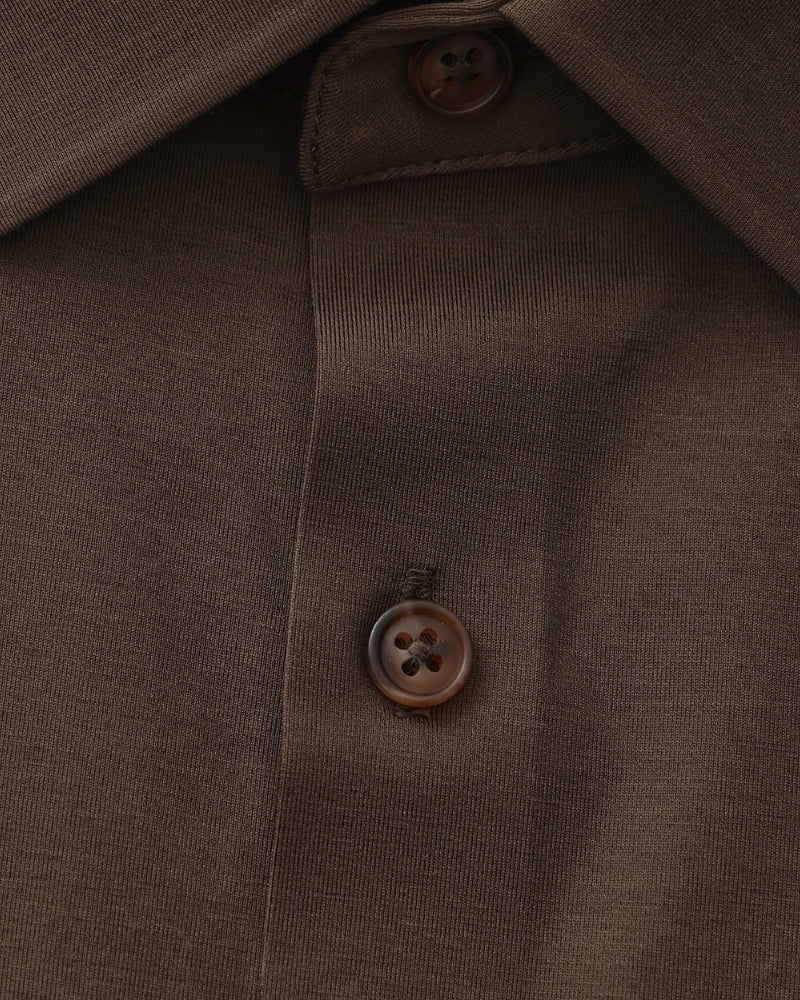 Custom-Fit Stretch-Cotton Shirt