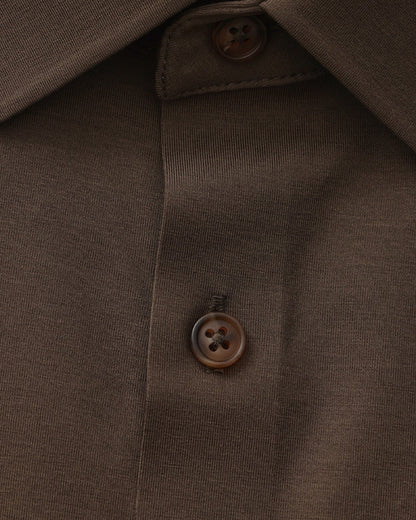 Custom-Fit Stretch-Cotton Shirt