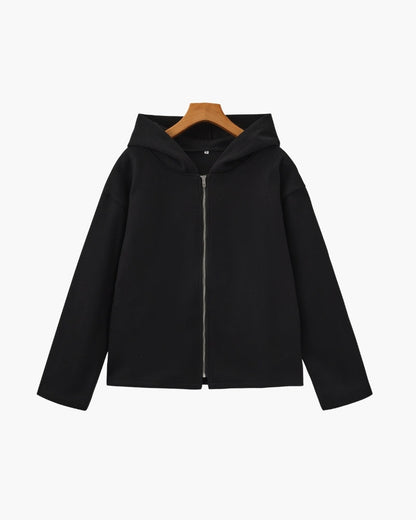 Marlow Wool Zip Coat - Warm, Stylish Wool Outerwear with Sleek Zip Closure