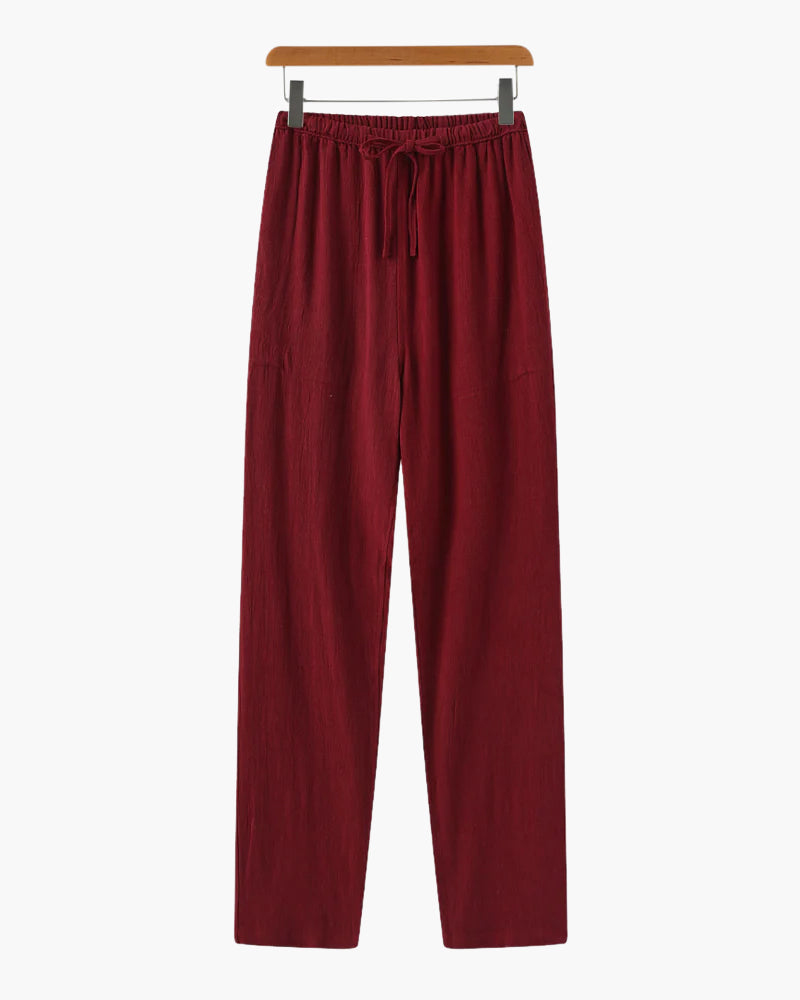 Marrakech - Linen Pantalon Slim Fit, Breathable & Sophisticated
