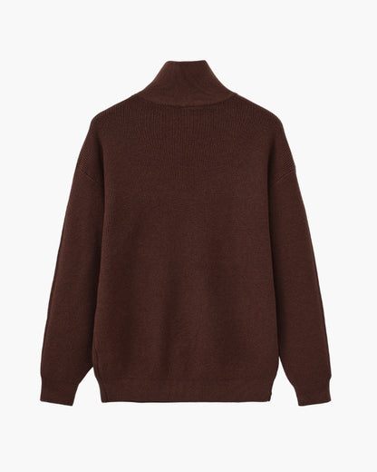 Elevated Half-Zip Knit Pullover