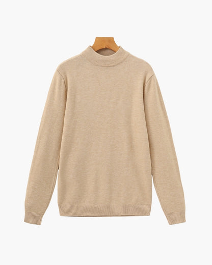 Cozy Ribbed Mock-Neck Sweater - Essential Wardrobe Staple