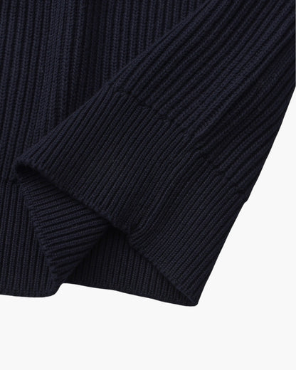 Cozy Rib-Knit Crewneck Sweater