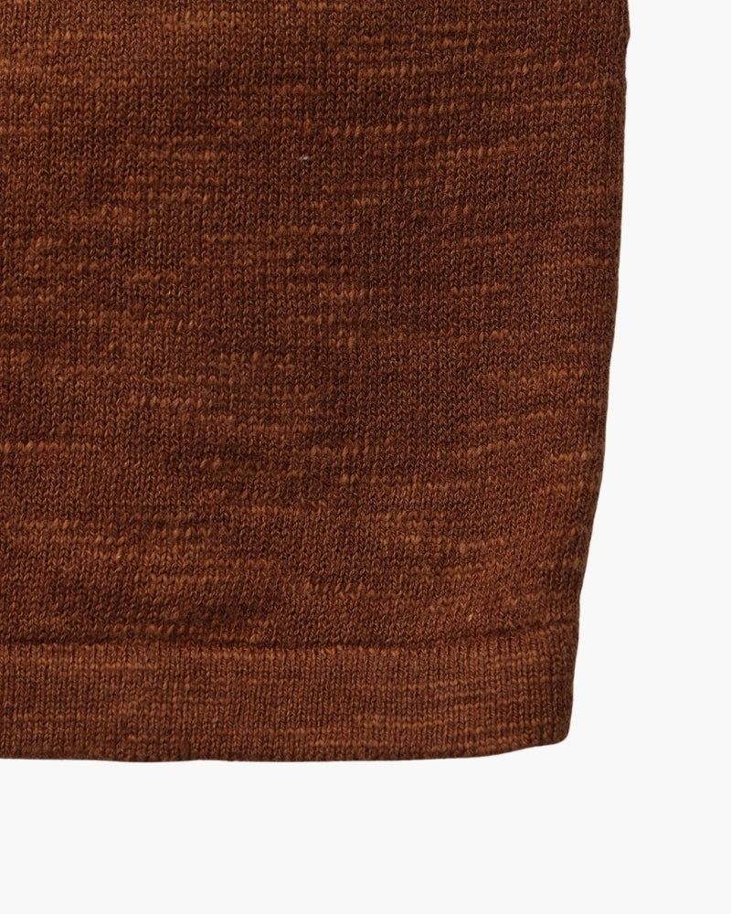 Linen-Cotton Blend Essential Crewneck