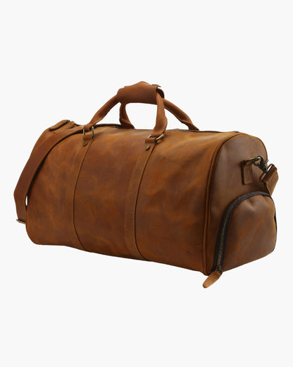 Montague Leather Duffle Bag - Timeless Style, Durable Craftsmanship
