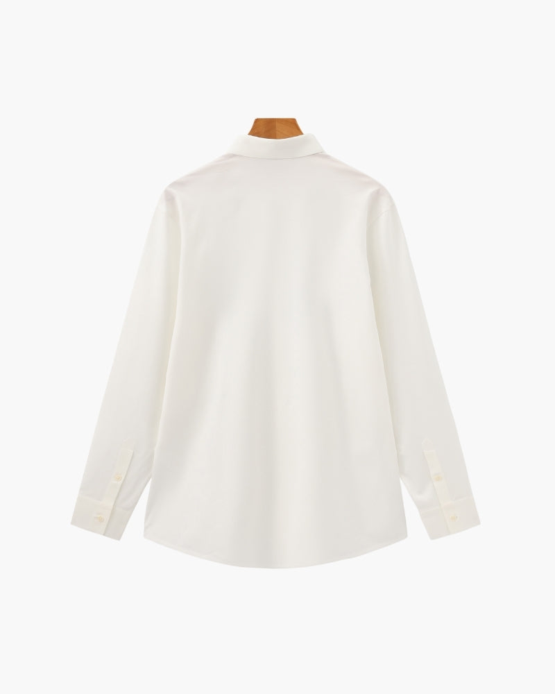 Custom-Fit Stretch-Cotton Shirt