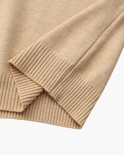Cozy Ribbed Mock-Neck Sweater - Essential Wardrobe Staple