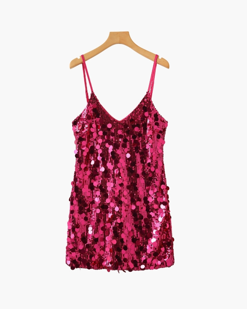 Shimmering Sequin Party Mini Dress