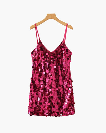 Shimmering Sequin Party Mini Dress