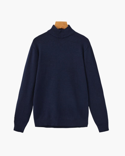 Cozy Ribbed Mock-Neck Sweater - Essential Wardrobe Staple