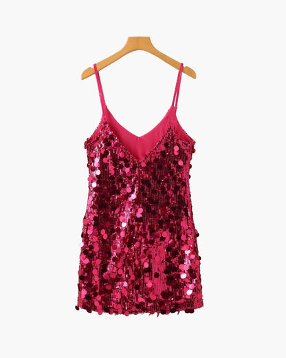 Shimmering Sequin Party Mini Dress