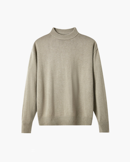 Luxurious 100% Premium Wool Turtleneck Sweater
