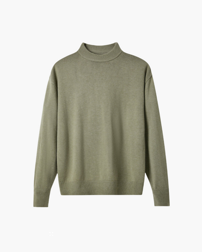 Luxurious 100% Premium Wool Turtleneck Sweater