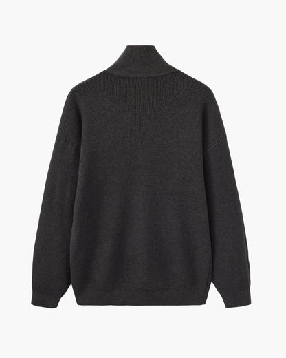 Elevated Half-Zip Knit Pullover