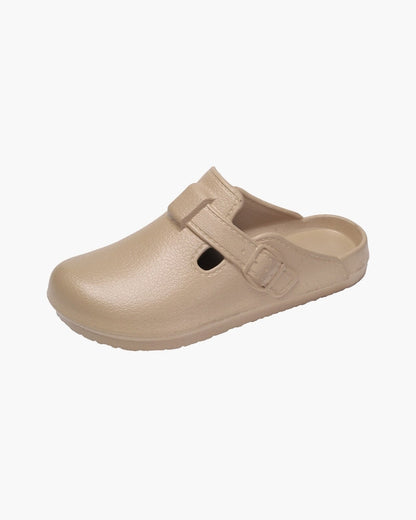 All-Day Comfort Buckle Clogs
