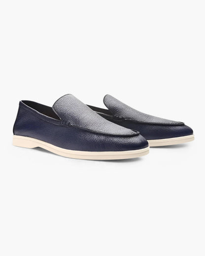 Classic Old Money Cowhide Leather Loafers