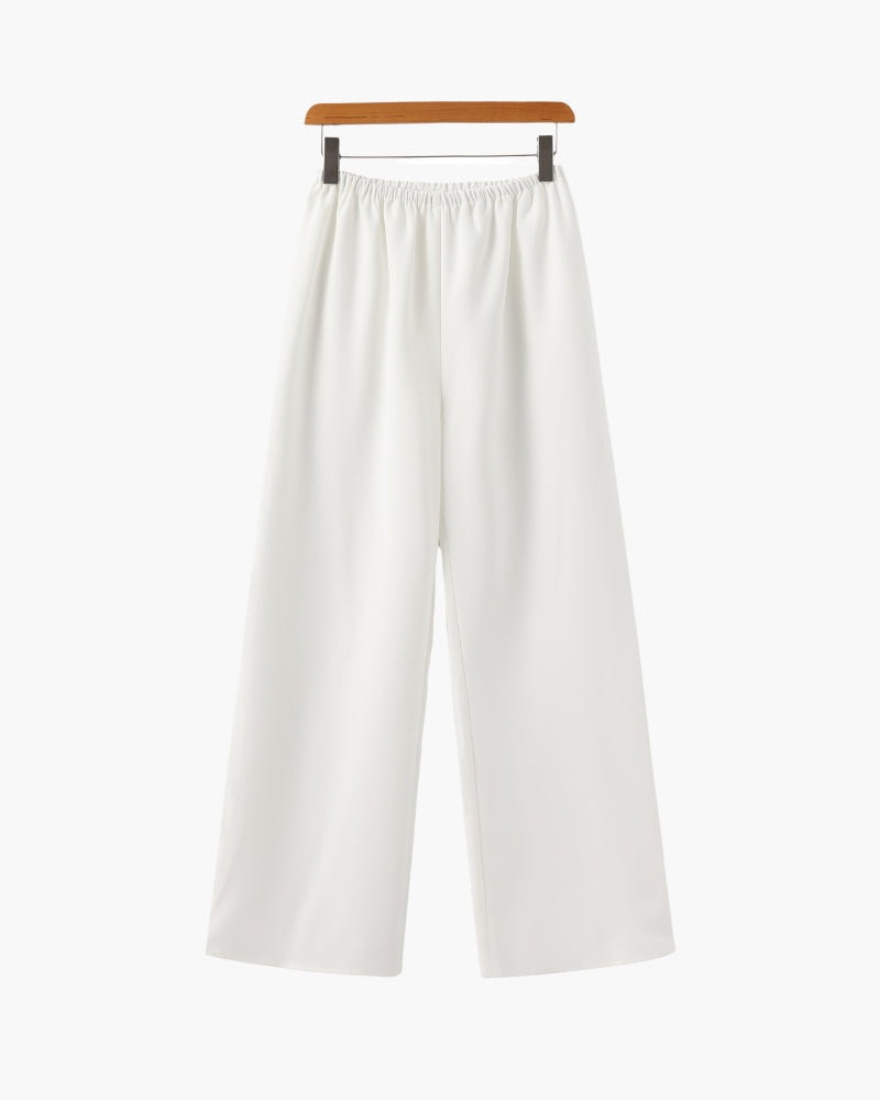 Palais Luxe Wide-Leg Trousers