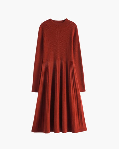 Luxurious Pure Cashmere Flare Dress