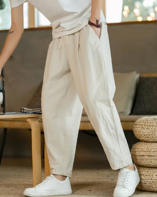 Cancún Cotton Pantalón - Estilo y Comodidad Todo el Día