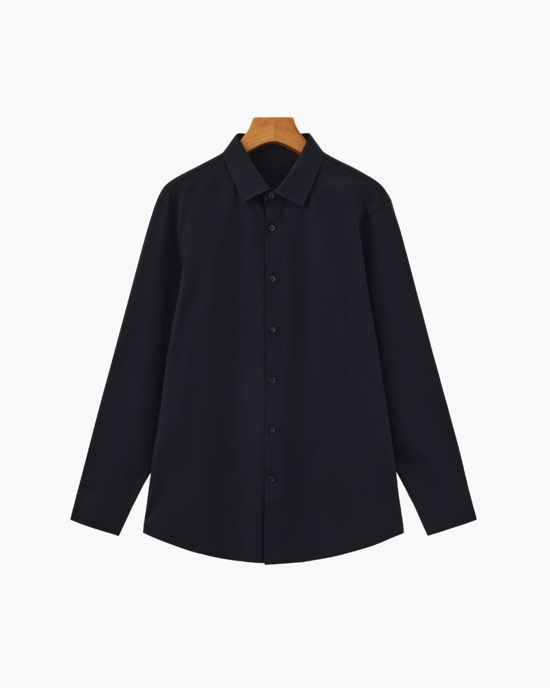 Custom-Fit Stretch-Cotton Shirt