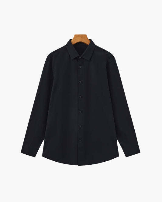 Custom-Fit Stretch-Cotton Shirt