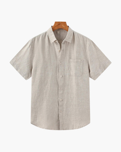 Cape Town Linen Shirt - Short Sleeve, Lightweight & Breathable