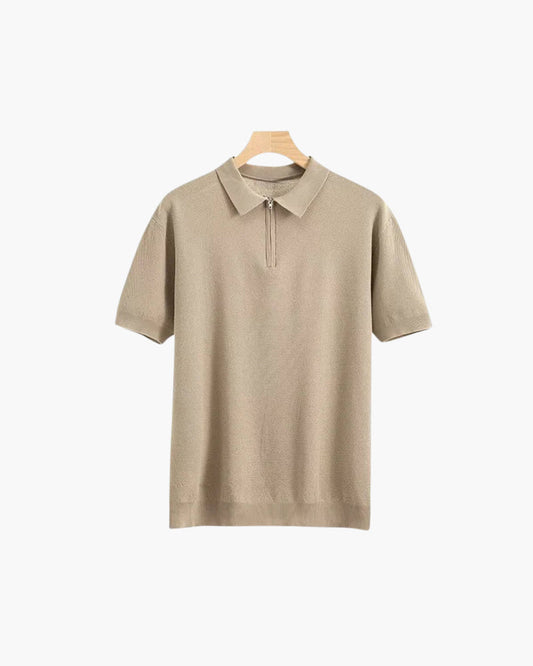 Marbella Zip-Up Polo Shirt - Sleek, Modern Style