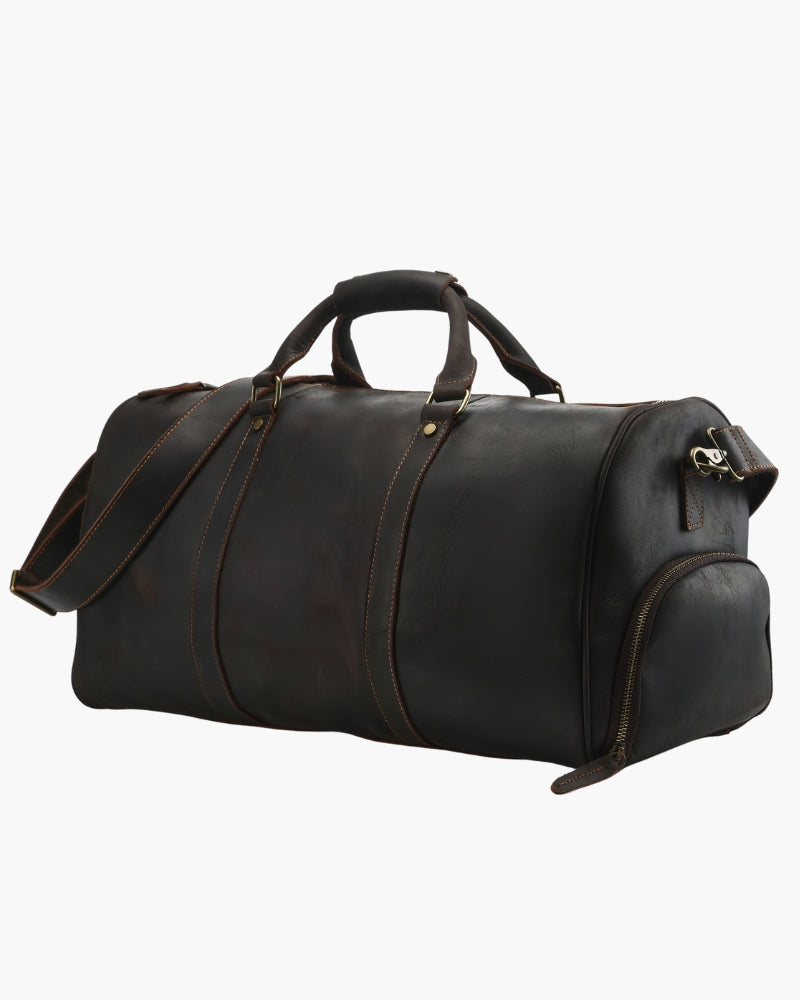 Montague Leather Duffle Bag - Timeless Style, Durable Craftsmanship