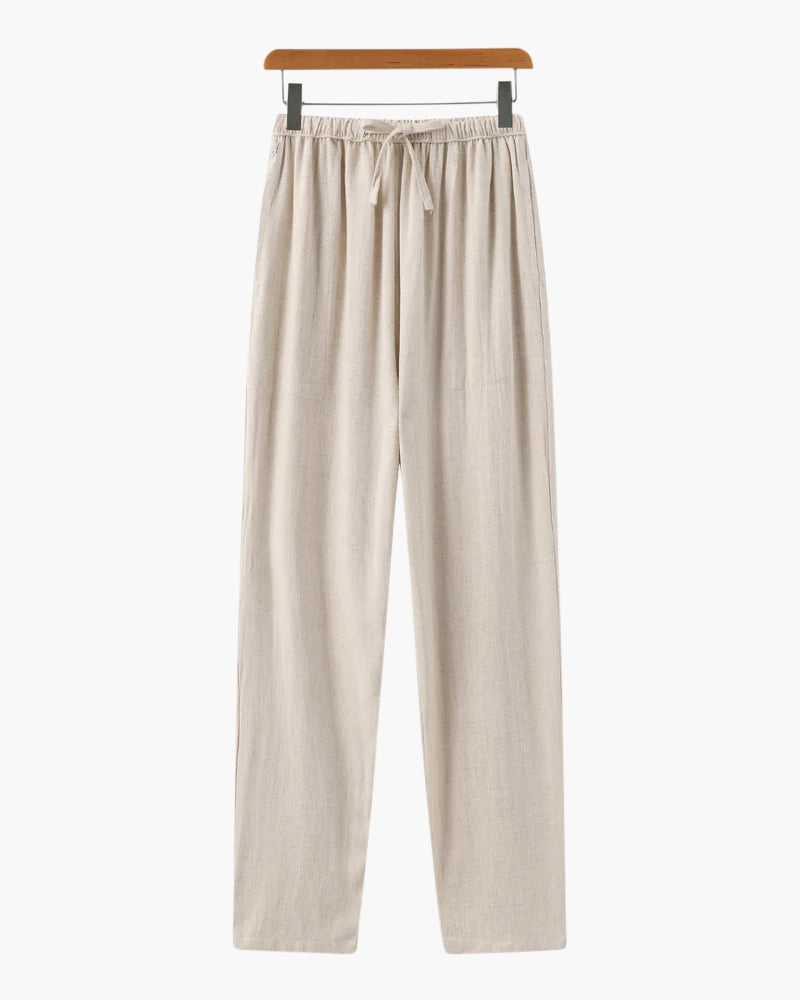 Marrakech - Linen Pantalon Slim Fit, Breathable & Sophisticated