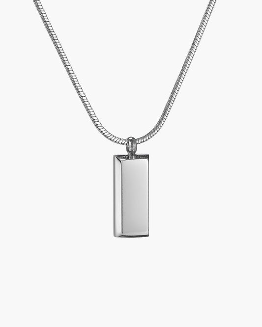 Axis Tag Pendant Necklace
