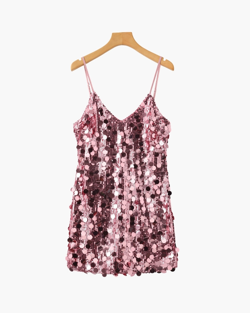 Shimmering Sequin Party Mini Dress