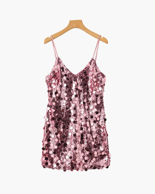 Shimmering Sequin Party Mini Dress