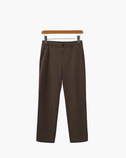 Tailored Wool-Blend Trousers