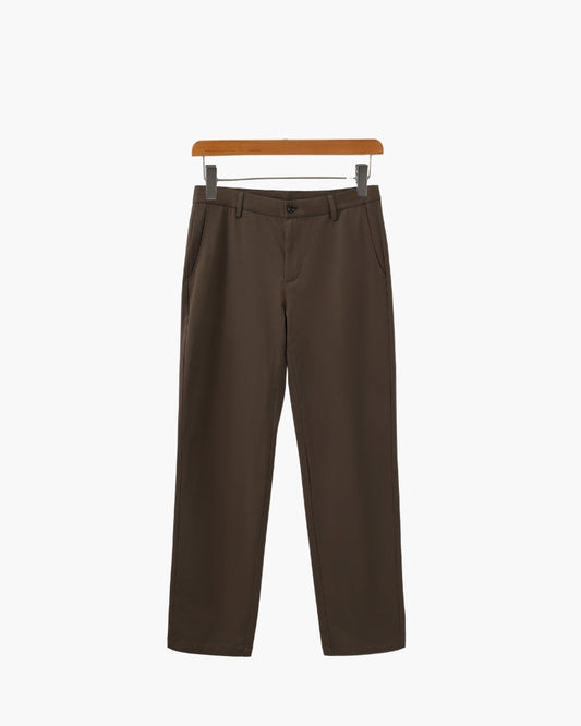 Tailored Wool-Blend Trousers
