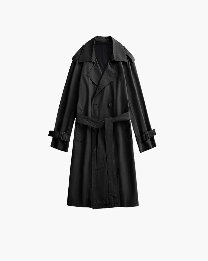 Timeless Double-Breasted Trench Coat for Effortless Classic Style