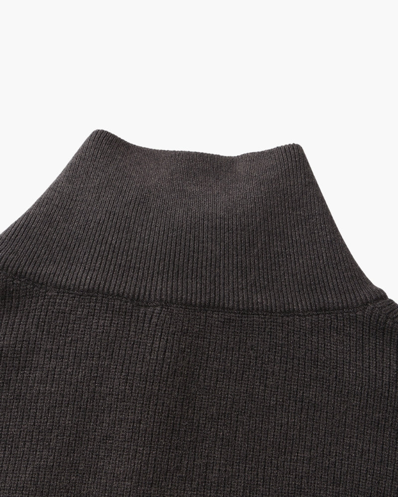 Elevated Half-Zip Knit Pullover