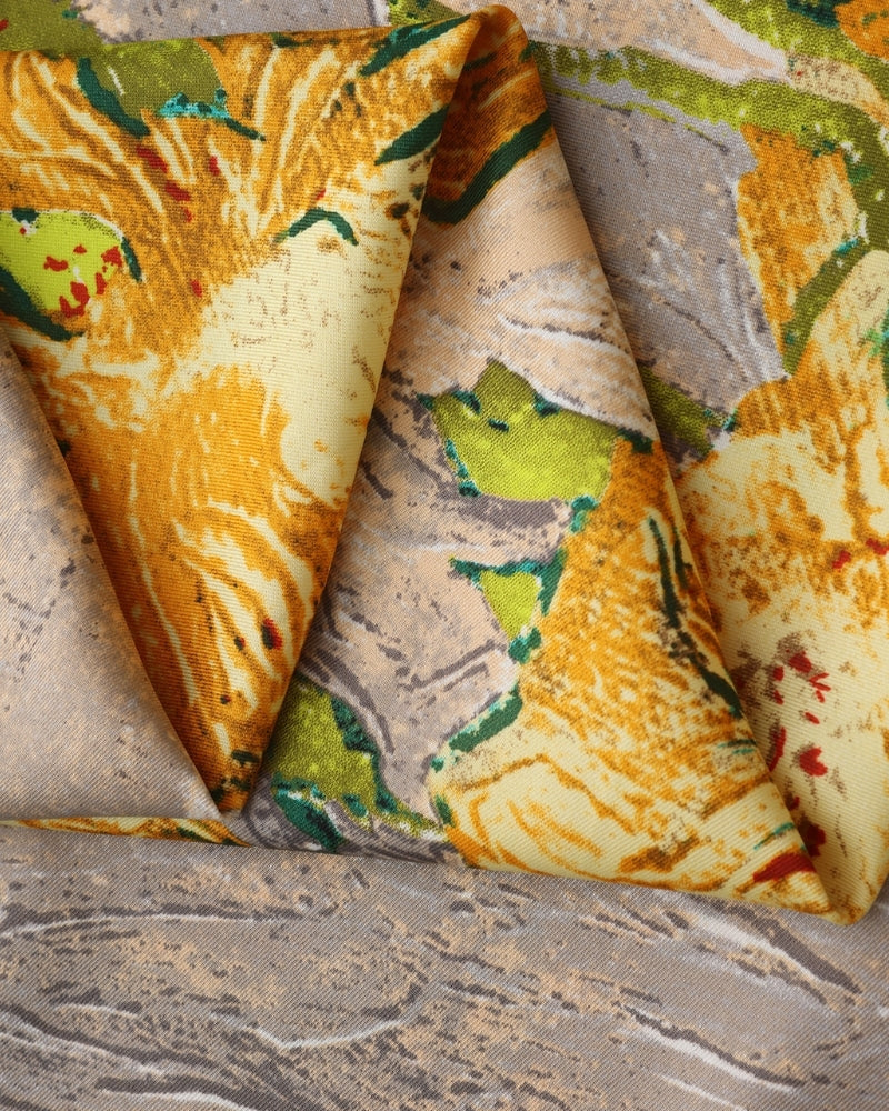 Timeless Old Money-Inspired Impressionist Garden Scarf