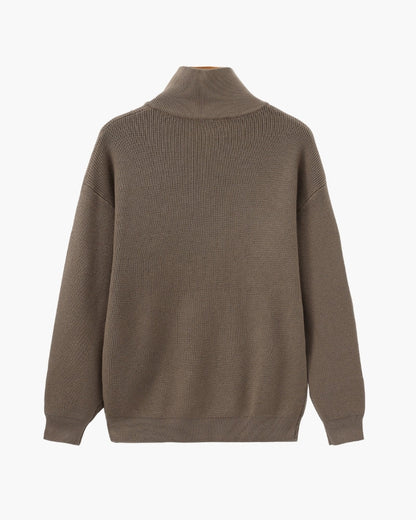 Elevated Half-Zip Knit Pullover
