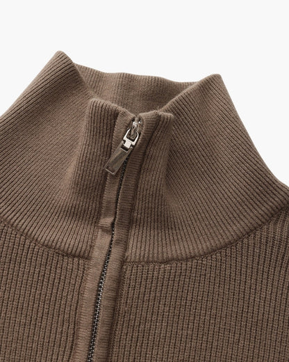 Elevated Half-Zip Knit Pullover