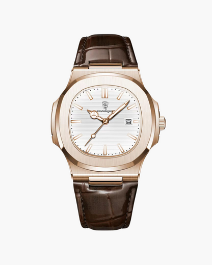 Lisbon Leather Watch - Timeless Style with a Premium Leather Strap