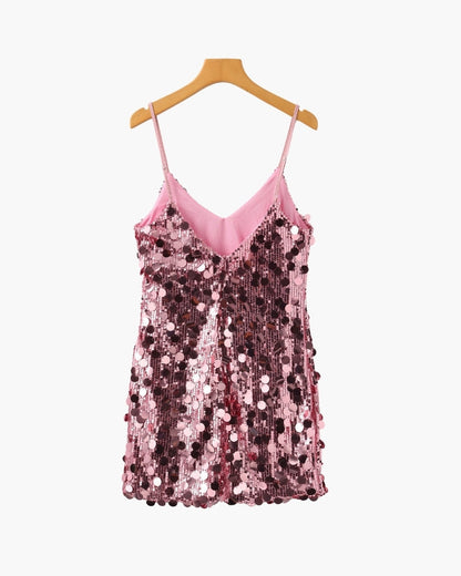 Shimmering Sequin Party Mini Dress