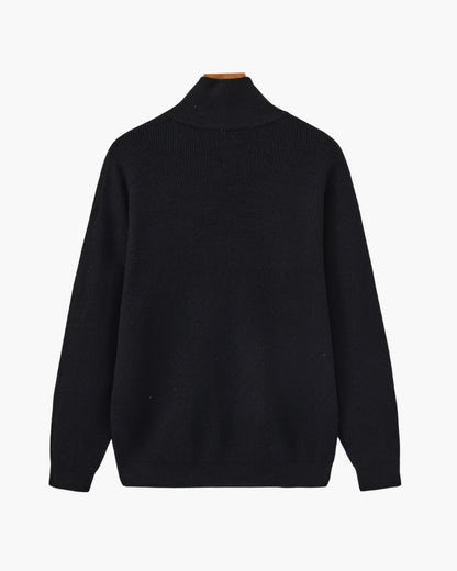 Elevated Half-Zip Knit Pullover