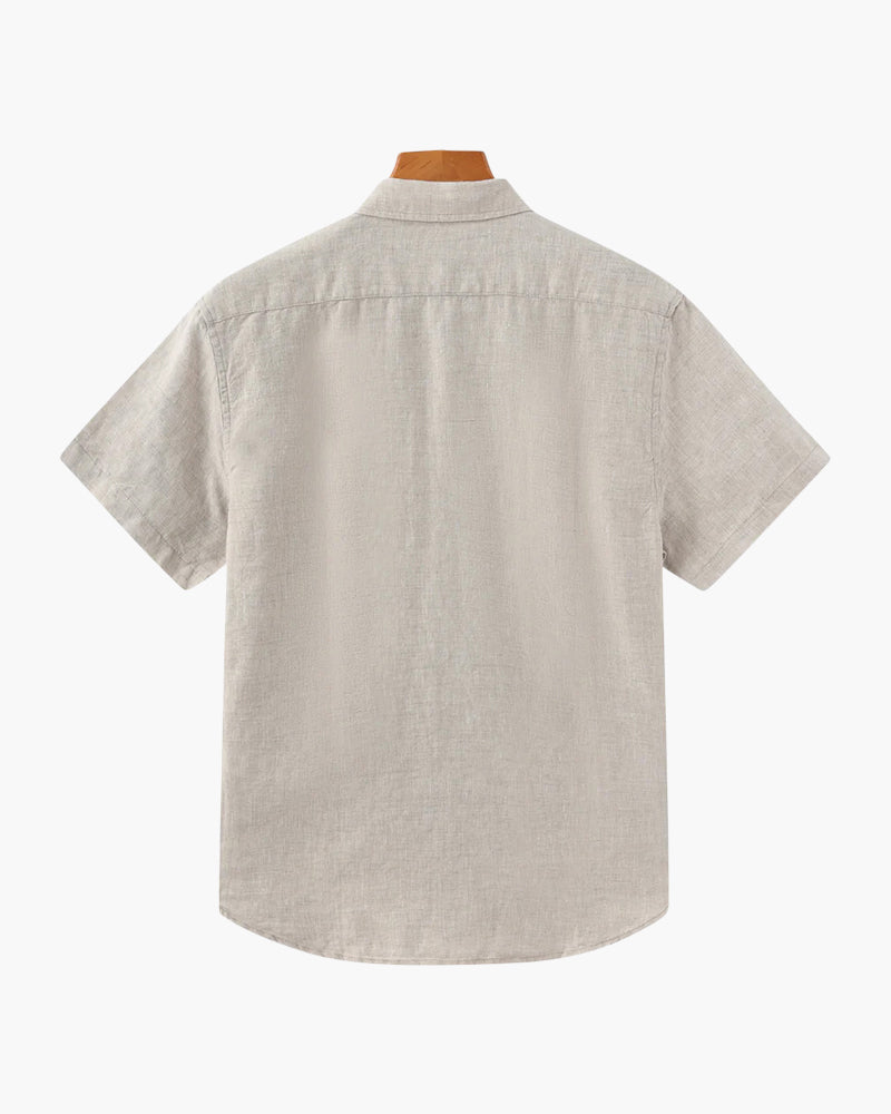 Cape Town Linen Shirt - Short Sleeve, Lightweight & Breathable