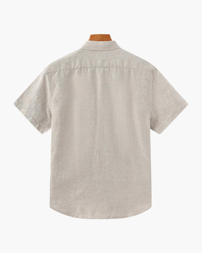 Cape Town Linen Shirt - Short Sleeve, Lightweight & Breathable