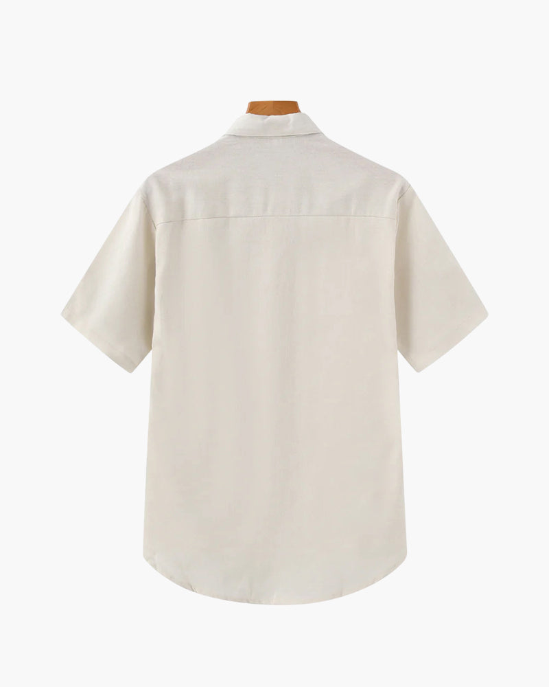 Casablanca Linen Polo Shirt - Lightweight, Breathable Comfort